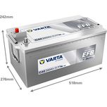C40 VARTA PROMOTIVE EFB 12V 240Ah 740 500 120 (E9N)